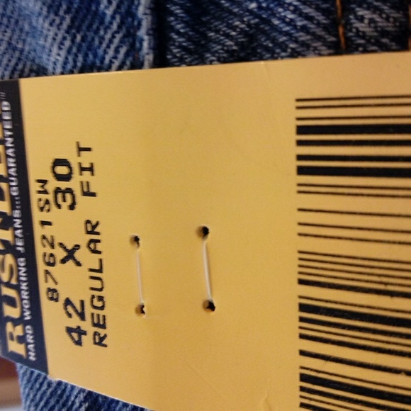 🎇🎉🎇NWT Rustler Jeans 42 x 30🌟🎉💥 - Picture 3 of 6